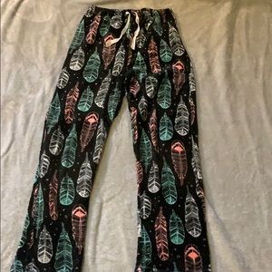 soft feather pajama pants